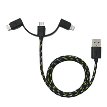 Load image into Gallery viewer, Graphene Series - Ultra High Speed - Triton 3-in-1 Cable