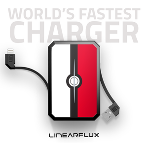 POKECHARGED LithiumCard PRO w/ Apple Lightning connector - includes FREE USB FAN AND LIGHT