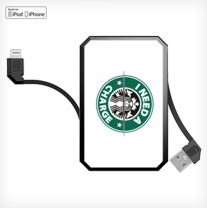 CAFFEINE LithiumCard PRO — with Apple Lightning connector