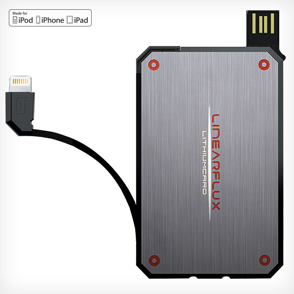 LithiumCard Original -  with Apple Lightning connector