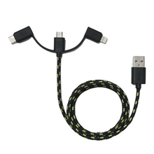 Load image into Gallery viewer, Graphene Series - Ultra High Speed - Triton 3-in-1 Cable
